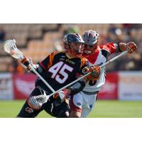 Randy Staats of the Atlanta Blaze Muscling his Way toward the Goal