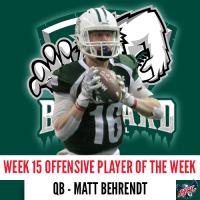 Green Bay Blizzard QB Matt Behrendt