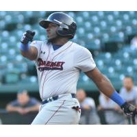 Trayvon Robinson of the Somerset Patriots