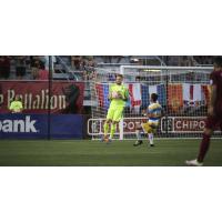 Sacramento Republic FC Stops a Kitsap Pumas Shot