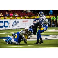 Tampa Bay Storm DB Cameron McGlenn Tackles Portland Steel Receiver James Shaw