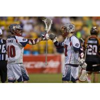 Boston Cannons Celebrate a Goal vs. the Atlanta Blaze