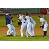 Syracuse Chiefs Celebrate Walk-Off Win