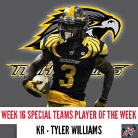Wichita Falls Nighthawks KR Tyler Williams
