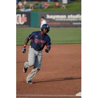Trayvon Robinson of the Somerset Patriots