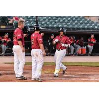 Alexi Colon Comes in to Score for the River City Rascals