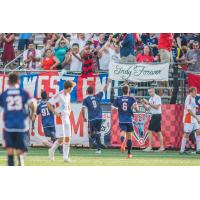 Indy Eleven Celebrate with Fans