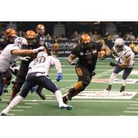 Mykel Benson of the Arizona Rattlers vs. the Portland Steel