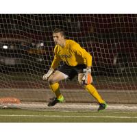 Goalkeeper Tim Dobrowolski with Loyola University Chicago