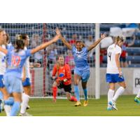 Chicago Red Stars Defender Casey Short Celebrates a Goal