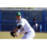 Norfolk Tides Pitcher Oliver Drake Prepares to Throw