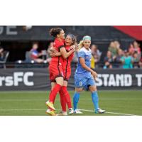 Chicago Red Stars Defender Julie Johnston Watches the Portland Thorns Celebrate