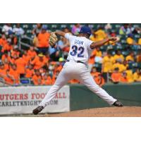 Rockland Boulders Pitcher Alex Gouin on the Mound