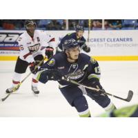 Jake Slaker with the Bloomington Thunder