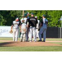 Green Bay Bullfrogs Meet on the Mound