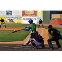 Anderson Miller of the Lexington Legends Connects for a Home Run