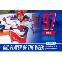 Jeremy Bracco Named OHL Player of the Week for October 10-16