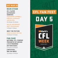 #markscflweek Preview: Saturday, March 25th