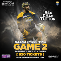 Georgia Swarm to Host First-Ever Home Playoff Game on Saturday, May 20