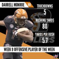 IFL Week 9 Players of the Week Announced