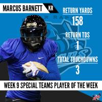 IFL Week 9 Players of the Week Announced