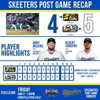 Late York Rally Gives Skeeters 5-4 Loss