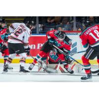 The Calgary Hitmen defeated the Kelowna Rockets