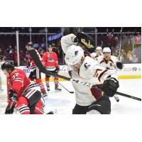 MONSTERS SPOOK ICEHOGS ON HALLOWEEN