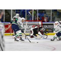 Giants Stun the T-Birds with a 4-3 Overtime Win