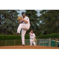 St. Cloud Rox Pitcher Bobby Gauvreau Prepares to Deliver