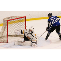 Goaltender Tommy Da Silva with the Cape Breton Screaming Eagles