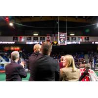 Former Vancouver Stealth Captain Curtis Hodgson and Family