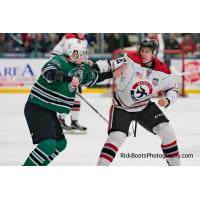 The Cedar Rapids RoughRiders Fight the Waterloo Black Hawks