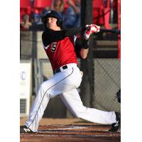 Nate Samson with the Sioux City Explorers