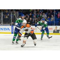 Lehigh Valley Phantoms Center Mike Vecchione vs. the Utica Comets