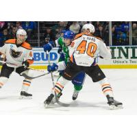 Lehigh Valley Phantoms Defenseman James de Haas vs. the Utica Comets
