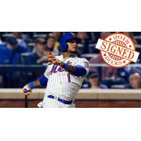Infielder Jordany Valdespin with the New York Mets