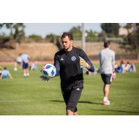Goalkeeper Andre Rawls with New York City Football Club