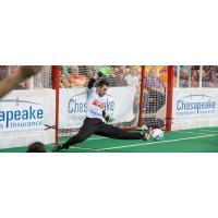 Baltimore Blast stop a Milwaukee Wave shot