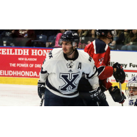 Defenseman Jagger Dirk with St. Francis Xavier University