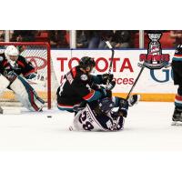 Kelowna Rockets collide with the Tri-City Americans