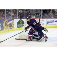 Evansville Thunderbolts Left Win Nick Lazorko vs. the Knoxville Ice Bears