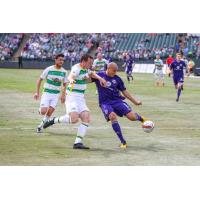 Louisville City FC corrals the ball vs. the Tampa Bay Rowdies