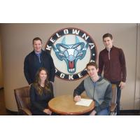 Kelowna Rockets Captain Cal Foote and family