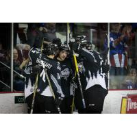 Idaho Steelheads exchange congratulations