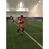 Albany Empire Quarterback Tommy Grady at practice
