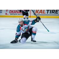 Forward Reid Gardiner with the Kelowna Rockets