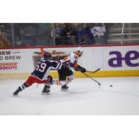 Lehigh Valley Phantoms race against the Hartford Wolf Pack