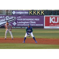 Seuly Matias of the Lexington Legends on the basepaths