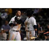 Scott Manea and Blake Tiberi of the Columbia Fireflies